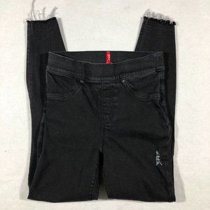 SPANX Womens Small Vintage Distressed Ankle Skinny Jeans Vintage Black $128
